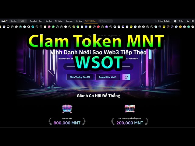 更新 Wsot # Clam 代币 Mnt 奖励投票