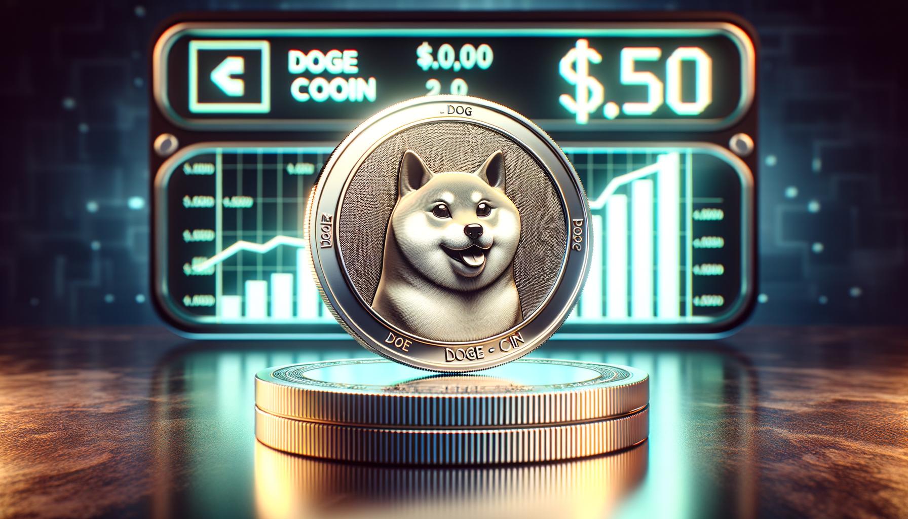 Dogecoin 가격 눈 신선한 급등