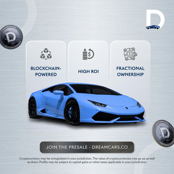 Dreamcars: Ein revolutionäres Krypto-Projekt, das den Besitz von Luxusautos mit Blockchain-Technologie verbindet