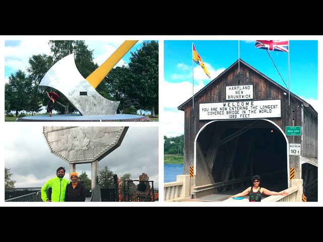 Die größte Münze der Welt, die größte Axt und die längste überdachte Brücke! Alles in Kanada!!