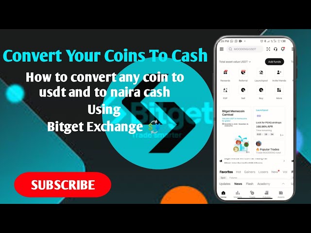 How To Convert Your Coin To USDT On Bitget Exchange (Step by Step Guide on how to sell your coin)