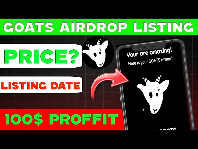 Goat airdrop listing date | major airdrop listing date | major price prediction | telegram airdrops