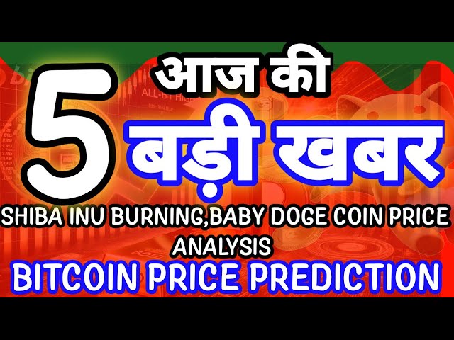 SHIB INU BURNING NOUVELLES AUJOURD'HUI | NOUVELLES SUR LES PRIX BITCOIN | NOUVELLES BABY DOGE COIN AUJOURD'HUI | MEME COIN | Crypto News non coupées