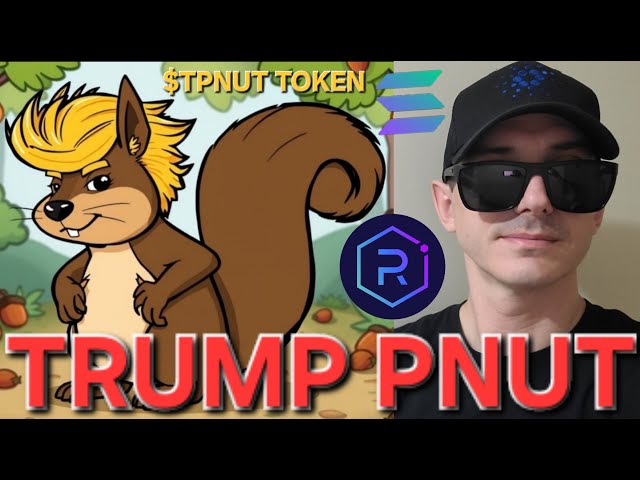 $TPNUT – TRUMP PNUT TOKEN CRYPTO COIN WIE MAN TPNUT SOLANA MEMECOIN PEANUT SQUIRREL MAGA DONALD KAUFT