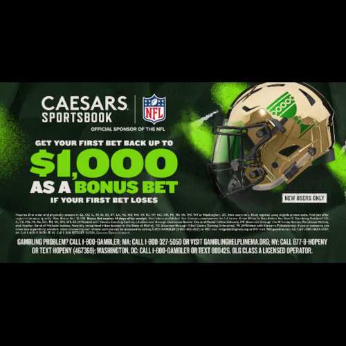 Caesars Sportsbook Promo Code SLMLIVE1000: Claim a $1,000 First-Bet Welcome Offer for Texans vs. Cowboys on Monday Night Football