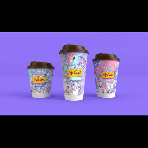 McDonald's And Doodles Launch NFT-Themed Holiday Cups