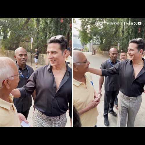 Akshay Kumar Assures Elderly Man of Action After He Complains About Poor Maintenance of Public Toilet the Actor Had Set Up in Juhu