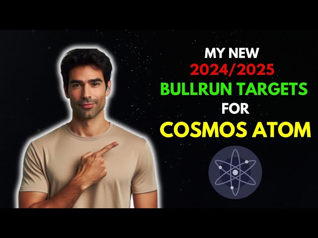 Mes objectifs COSMOS ATOM COIN BullRun pour 2024/2025 || Prévision du prix de l'atome