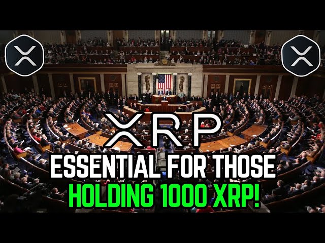 리플 XRP - 미국 의회가 XRP에 대해 폭탄 선언을 했습니다! XRP당 $10,000가 예상됩니다! 리플 XRP.