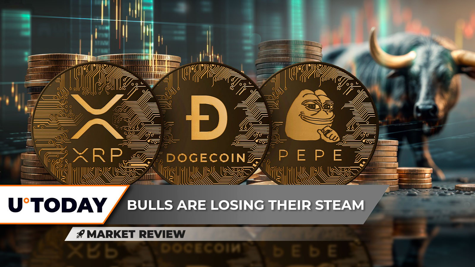 XRP stagne en dessous de 1,10 $ alors que DOGE forme un double sommet, PEPE perd 21 % en six jours