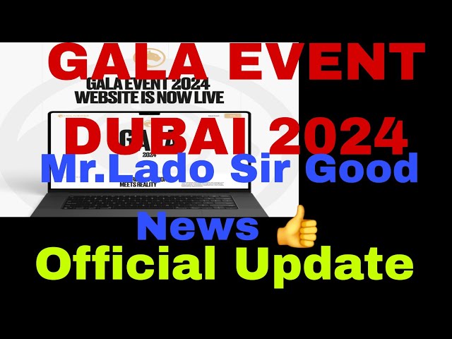 Mr .Lado Sir Holiverse Gala Event Dubai 2024 | Good News 👍