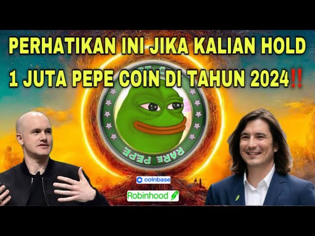 PAY ATTENTION TO THIS IF YOU HOLD 1 MILLION PEPE COINS IN 2024‼️