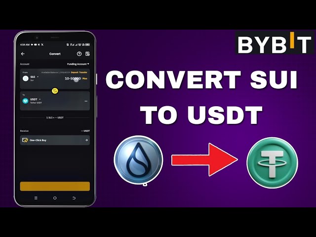 USDT Bybit Konvertieren Sie SUI-Dollar in Sui | So konvertieren Sie Sui in USDT | Konvertieren Sie Ihre Bybit-Token