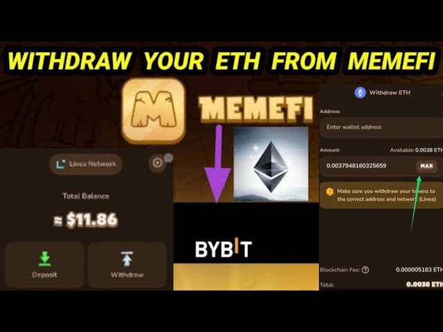 memefi에서 ETH 출금 | memefi에서 bybit로 ETH를 출금하는 방법 | Memefi 토큰 청구 bybit