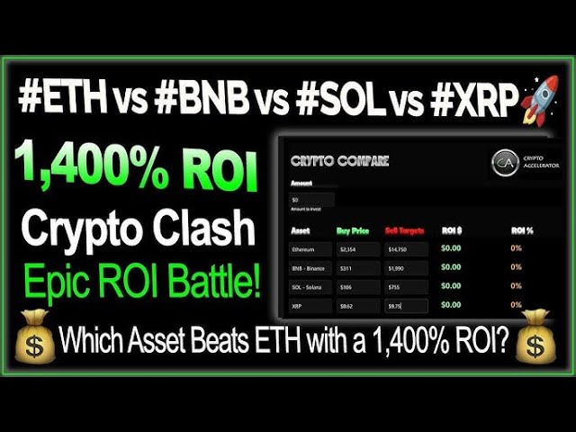 XRP VS SOLANA VS BNB VS ETHEREUM | WHICH COIN 10X SOON