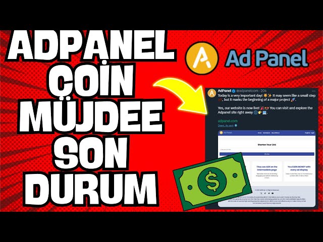 ADPanel 코인 MÜJDEEEE -- ADPANEL NET KAZANÇ 50-100X #adpanel