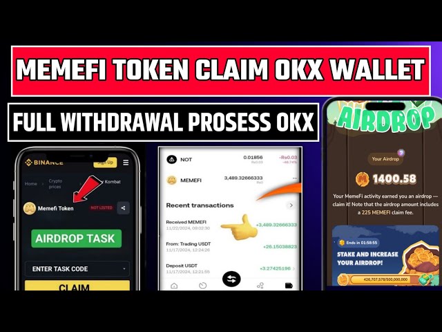 MemeFi OKX Wallet Withdrawal On Other Exchange || OKX Wallet Gas Fes Sui Deposit