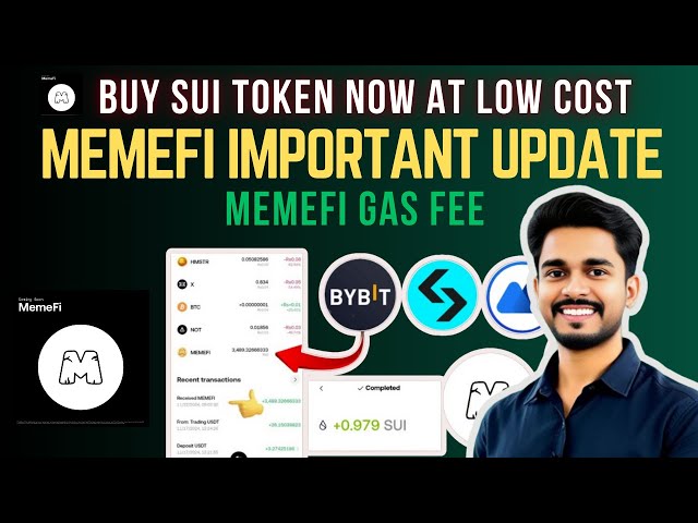 Memefi Important Update | Buy SUI Token for memefi gas fee | Memefi Airdrop On Chain withdraw