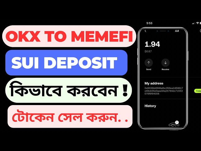 How to Sui Deposit in Okx Wallet Watch Video || Memefi token sell || Saiful official tech