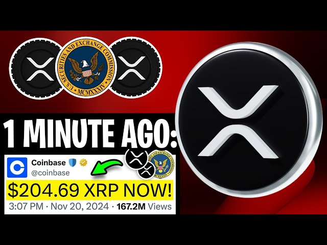 XRPリップル：コインベースがこれをリークしました！ XRPが勝ちました！ $204.69 今すぐ大規模ポンプ! - 今日のリップル XRP ニュース