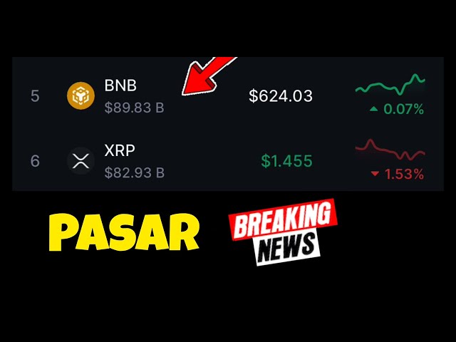 在 Pasar（翻轉）BNB 代幣市值達到 #xrp BOOOOM 時突破 XRP