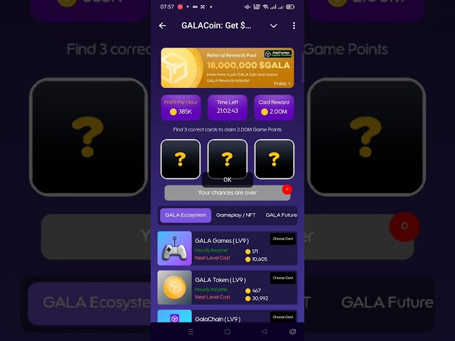 Gala Coin Combo Today 23 November | Gala Coin Daily Combo Today | $GALA Coin Card