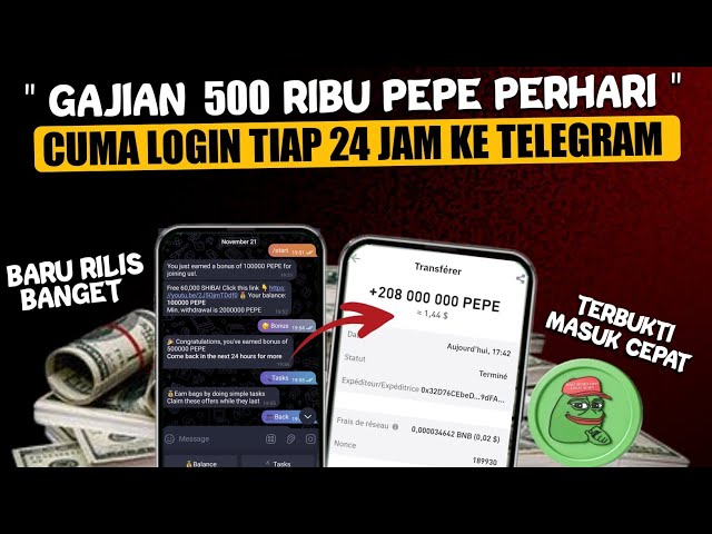 Pepe Coin Airdrop - 텔레그램에서 암호화폐를 얻는 방법 - 암호화폐 생성 텔레그램 봇