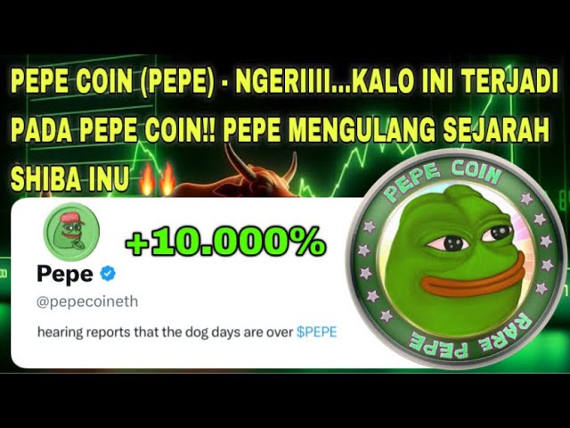 PEPE COIN (PEPE) - HORRIBLE... SI CELA ARRIVE À PEPE COIN !! PEPE RÉPÈTE L'HISTOIRE DU SHIBA INU 🔥🔥