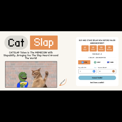 CatSlap($SLAP)은 암호화폐를 뒤흔드는 바이러스성 밈 코인입니다!