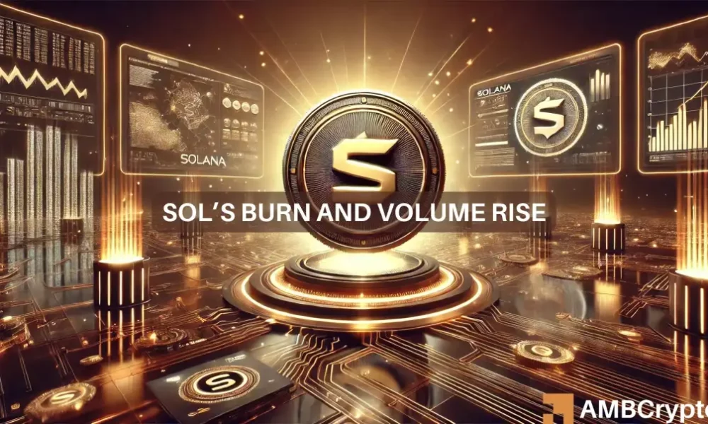 Solana (SOL) DEX Volume Surges, Token Burns Strengthen the Network, Can SOL Break Resistance?