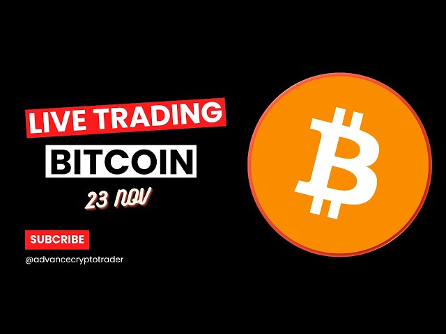 暗号取引ライブ: BTC ライブ取引ビットコイン価格予測 | 11 月 23 日 #暗号 #ビットコイン #btc