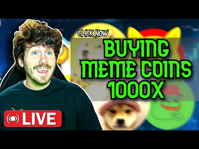 FINDING 1,000X MEME COINS LIVE! LIVE TRADING SOLANA COINS! LIVE TRADING MEME COINS