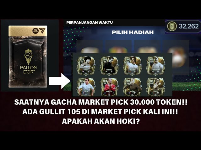 GIBT ES DEN NEUESTEN GACHA MARKET PICK TOKEN 30.000 BEIM BALLOON BANG EVENT? FC MOBILE#fc24