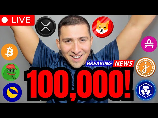 100,000 スペシャルライブパーティー!🔴XRP、柴犬、クロノス、クリプト