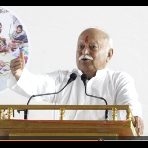 RSS chief Mohan Bhagwat says 'Bharat' has always reflected on the deeper truth of unity and oneness