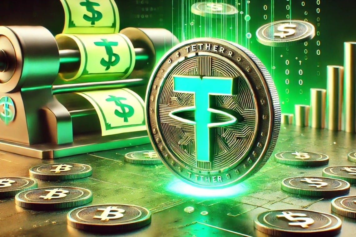 Tether (USDT): neue Mints und die Marktkapitalisierung des Stablecoins