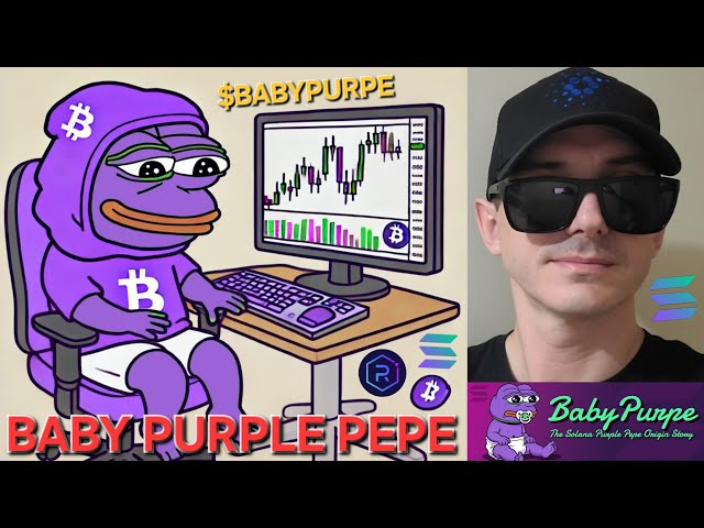 $BabyPurpe - BABY PURPLE PEPE TOKEN CRYPTO COIN HOW TO BUY PURPE SOLANA MEMECOIN FROG SOL RAYDIUM