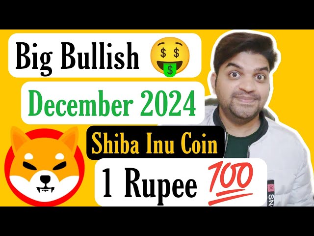 Big Bullish prêt en décembre 🤑 | La pièce Shiba Inu a atteint 1 roupie 💯 | Pièce Shiba Inu