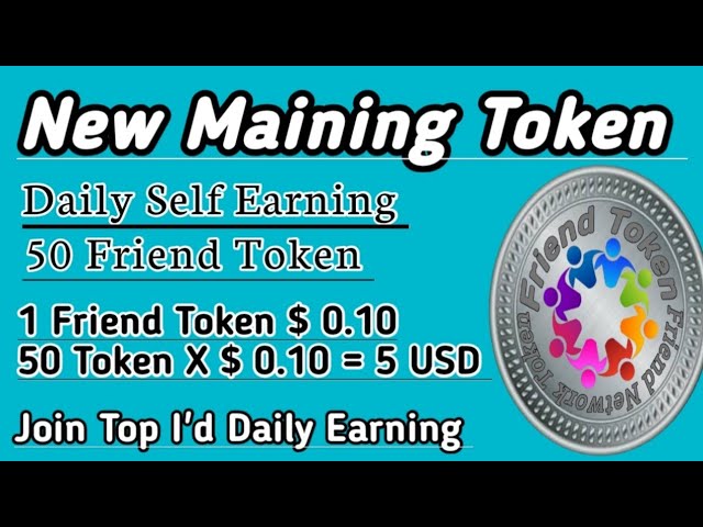 Friend Network Token Daily Maining Plan l Neuer TRX-Plan l Neuer Crypto Maining Plan l B Love Token l