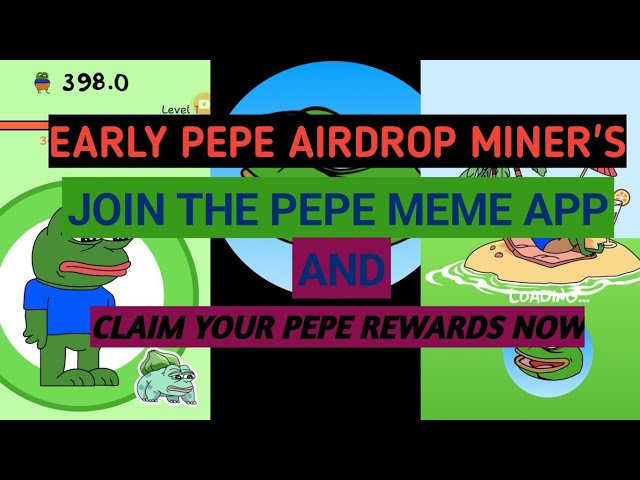 PEPE AIRDROP | PIÈCE PEPE MEME