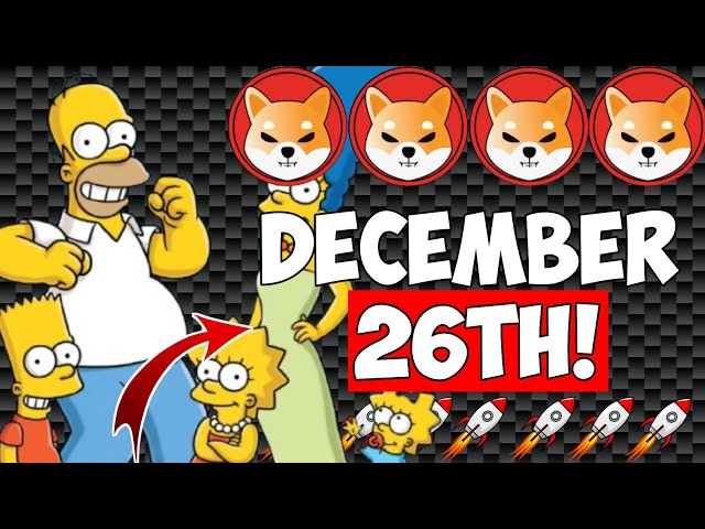 SIMPSON'S PROGNOSE SHIBA-INU-MÜNZENPREIS AM 26. DEZEMBER 2024!! - SHIB KAI