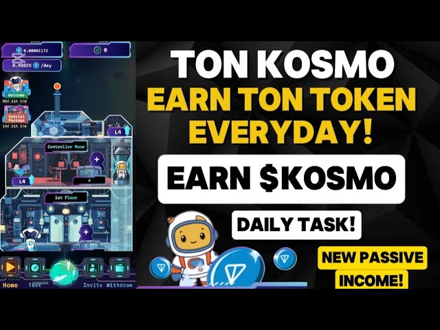 TON KOSMO WILL EARN YOU TON TOKEN DAILY! NEW BOT EARNING ON TELEGRAM!