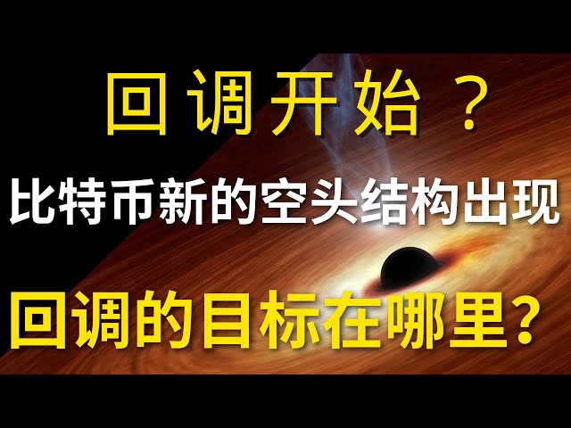 狗狗币 doge币 比特币 BTC 最新行情走势分析，比特币新的空头结构出现回调开始，回调的目标在哪里？