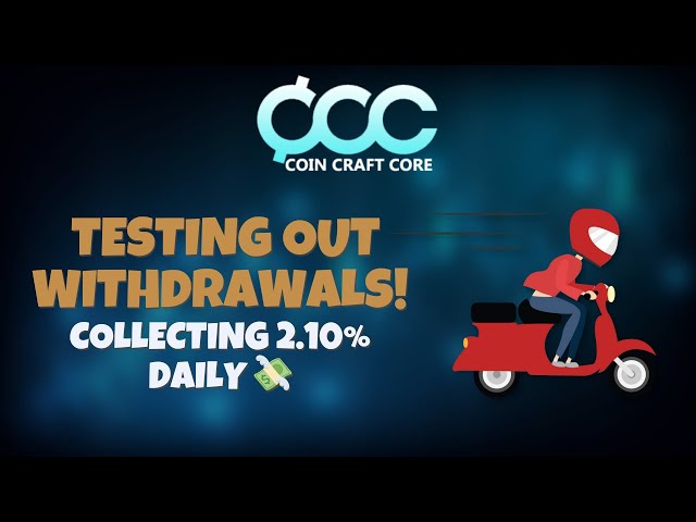 Gagner 2,10 % par jour avec Coin Craft Core 📈 Retrait EN DIRECT 🚀 À quelle vitesse ai-je été payé ? 💸