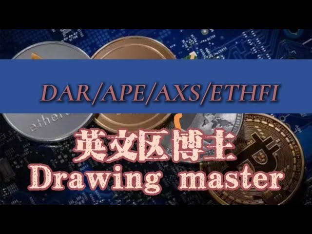 영국 블로거 Drawing Master의 DAR APE AXS ETHFI 시장 분석