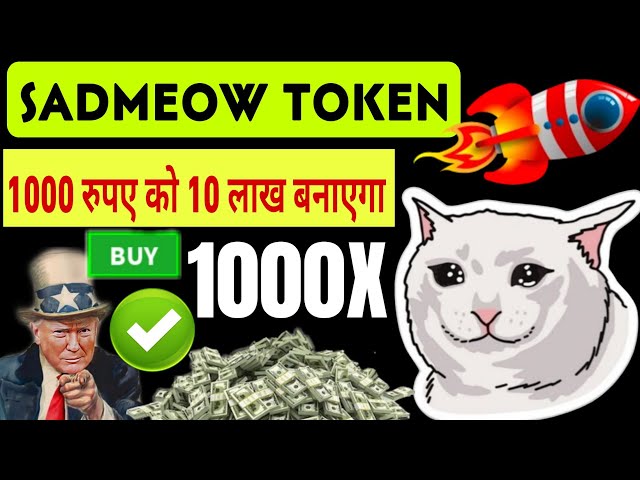 1000X MEMES COIN TON 区块链🚀 SADMEOW 代币 1000X GARNTEE | 2025 年 SADMEOW 代币价格预测