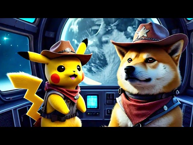 Cowboy Jaune et Doge à la Lune à l'ATH !!! Chanson Country Meme - Elon Musk Space X Rocket - FOMO