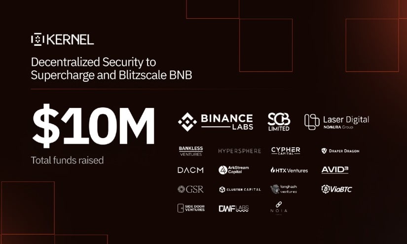 Kernel lève des fonds auprès de Binance Labs pour relancer le réinvestissement de la chaîne BNB