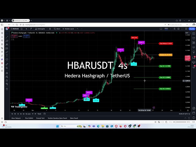 使用 Hbar Coin 加密货币策略进行分析 #hbar #crypto