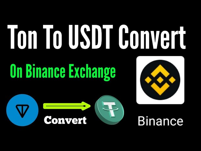 Comment convertir une tonne de pièce en USDT sur Binance Exchange / une tonne en USDT sur Binance